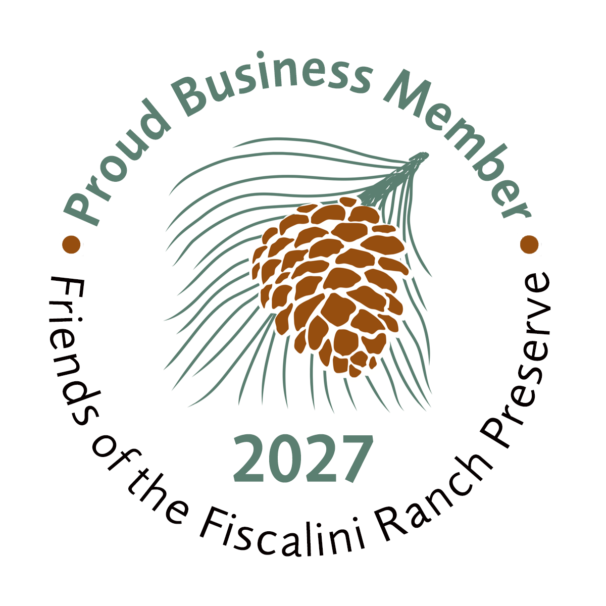 business member logo with pine cone